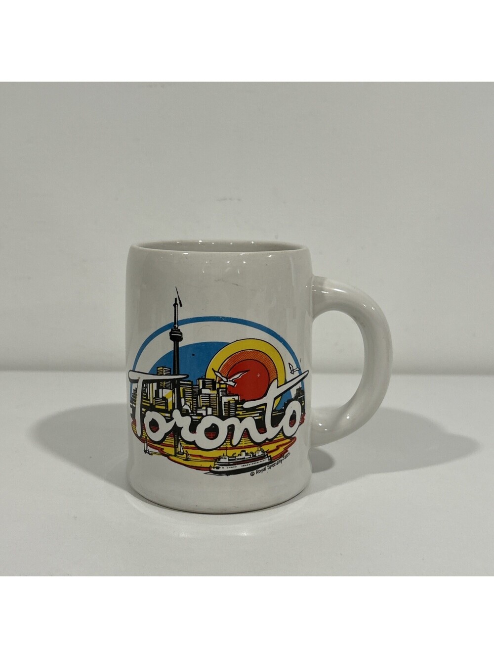 TORONTO MUG - Vtg 80s-90s Wild Design Canada Coffee Cup 4.5”